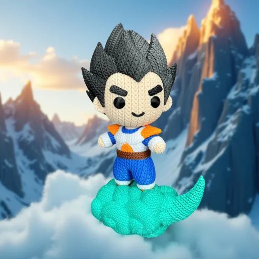 Vegeta - Crochê
